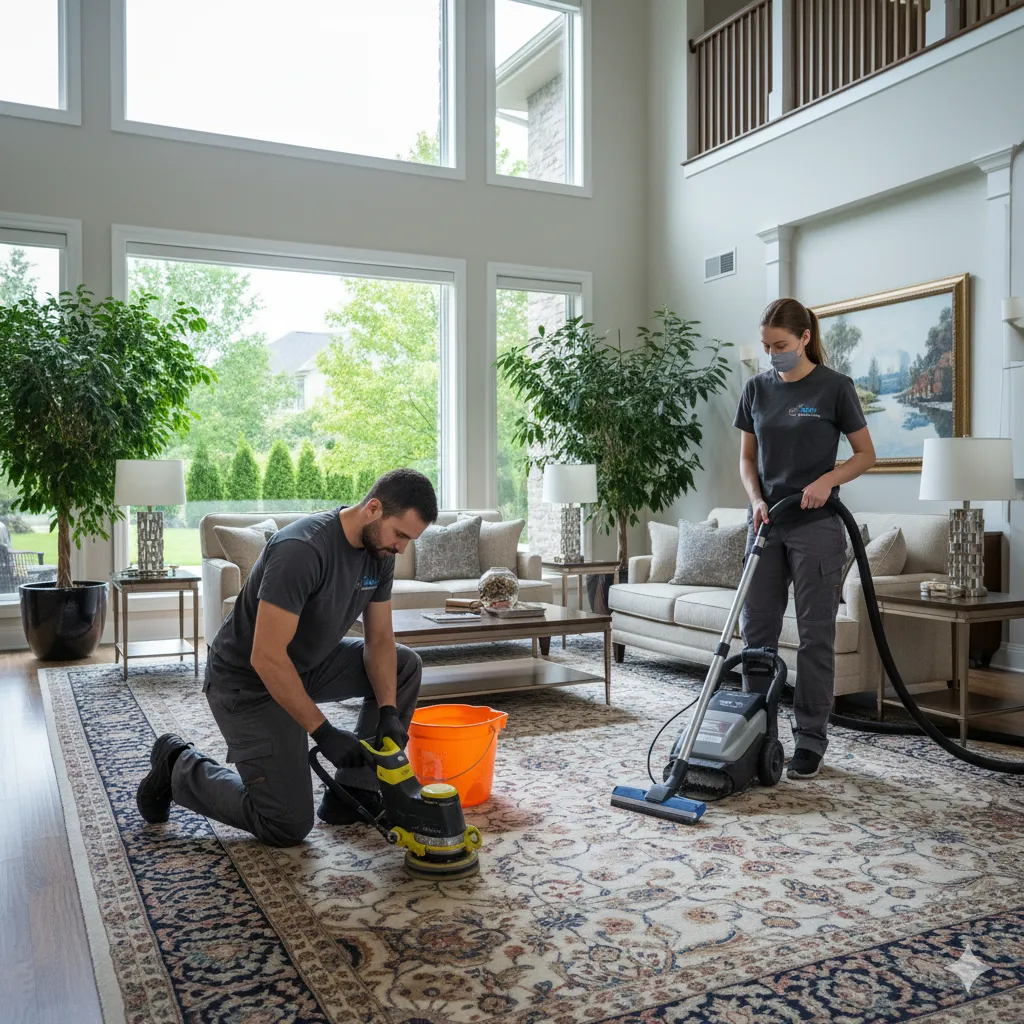 Carpet cleaning example