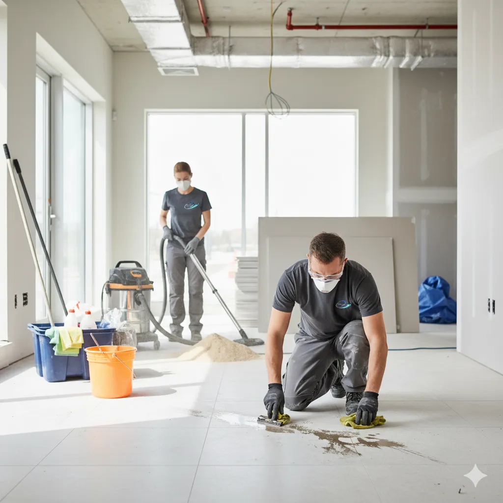 Commercial cleaning example