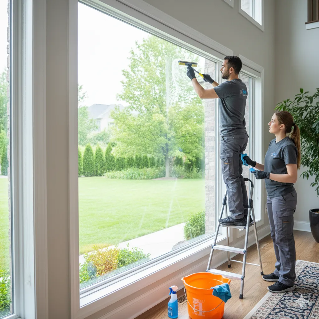 Commercial cleaning example